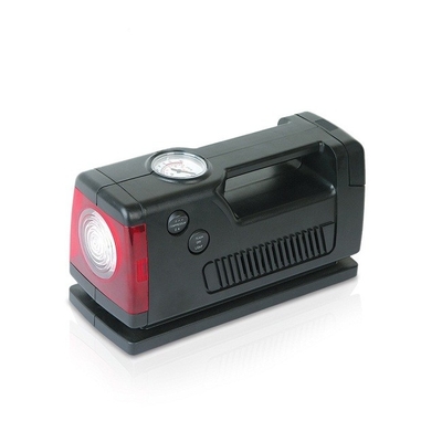 قیمت خوب کمپرسور هوا قابل حمل سه در یک اتومبیل Dc12v 250psi سیاه رنگ با لامپ آنلاین