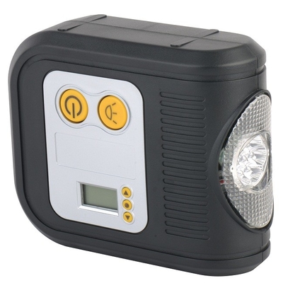 کمپرسور هوا 10bar وسیله نقلیه پلاستیک Dc12v مواد پلاستیکی با صفحه نمایش دیجیتال