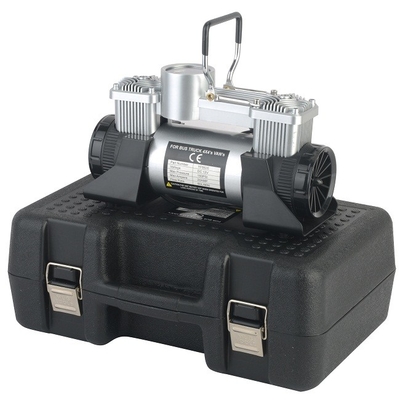 پمپ لوله اتومبیل Dc 12v فشار فلزی کمپرسور هوا اتوماتیک با جعبه پلاستیکی