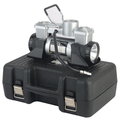 DC12v دو سیلندر فلزی لوله اتومبیل با نور LED و جعبه ابزار