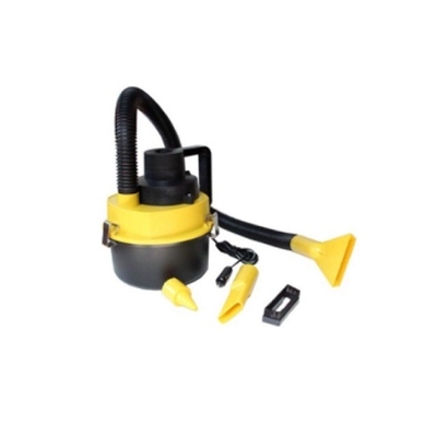 قیمت خوب جارو برقی زرد قابل حمل ABS DC12v برای استفاده از ماشین با انعطاف پذیر خیس و خشک آنلاین
