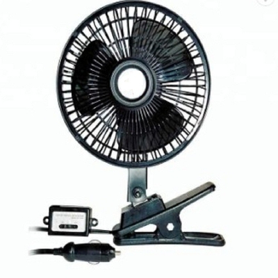 قیمت خوب فن پلاستیکی خنک کننده مشکی ماشین 12v / 24v با نیمه محافظ فلز محافظ آنلاین