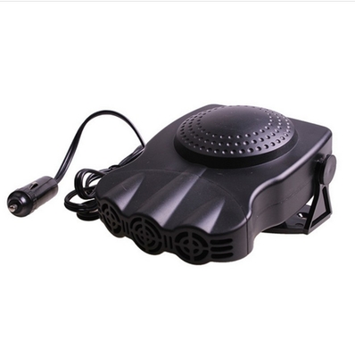 قیمت خوب بخاری اتومبیل قابل حمل سیاه و سفید 12v 150w با فن بخاری کوچک با سوئیچ گرمکن خنک آنلاین