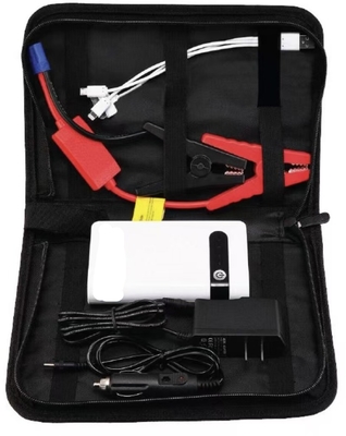 از راه دور شامل 12V Jump Starter قابل حمل با چراغ قوه LED و باتری 11000mAh مواد پلاستیکی