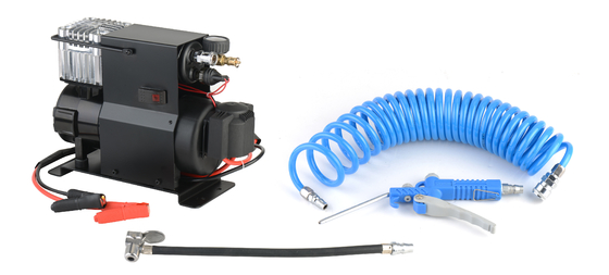کمپرسور هوا ماشین سنگین فلزی Dc12v/24v برای کامیون با کلیپ تمساح